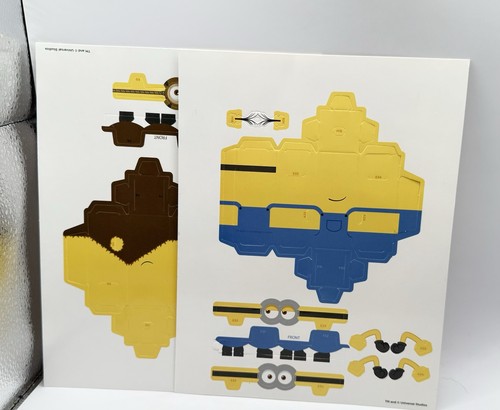 Build Your Own Minions Press-Out Model Book by Centum Books Incomplete Read! - Picture 9 of 9