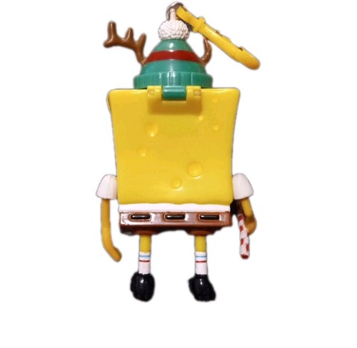 De colección NickCandy Navidad Reno Bob Esponja Bolsa Clip 5" 2003 No Sellado - Imagen 2 de 4