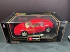 16) Metal Model Car Ferrari 348Tb 1989 1/18 Burago Italy Diecast