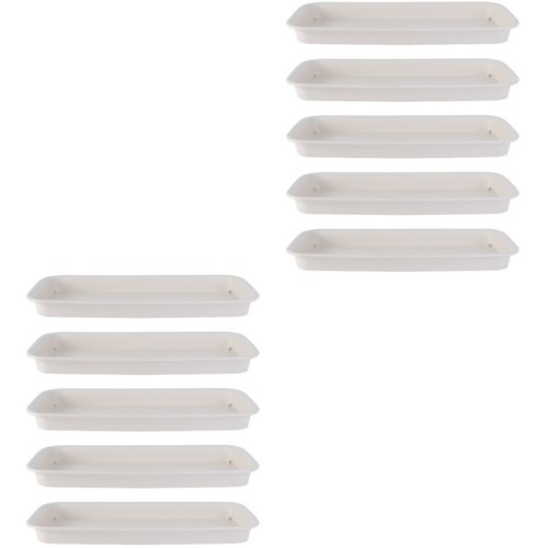  2 Pieces Plant Drip Trays Self-watering Herb Planter Rectangular - Picture 1 of 12