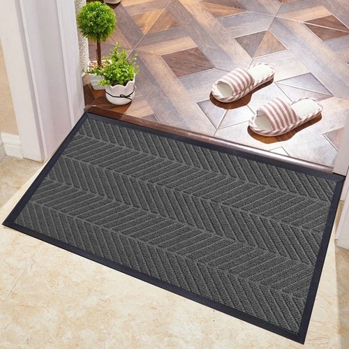 Antirutsch Eingang Türmatte Schwerlast Absperrmatte Schmutzfänger Gummirücken Teppiche - Bild 3 von 27