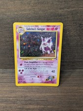 Pokémon TCG Sabrina's Gengar Gym Heroes 14/132 Unlimited Holo Rare Unplayed MP