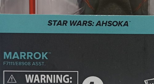 ACTION FIGURE STAR WARS SERIE NERA AHSOKA MARROK PRIMO FRATELLO 6" EUROPEA NUOVA - Foto 21 di 24
