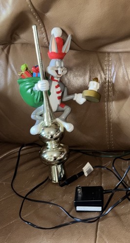 Mr. Christmas Bugs Bunny Tree Top Motion Animated Beleuchtet Vintage 1995 - Bild 10 von 21