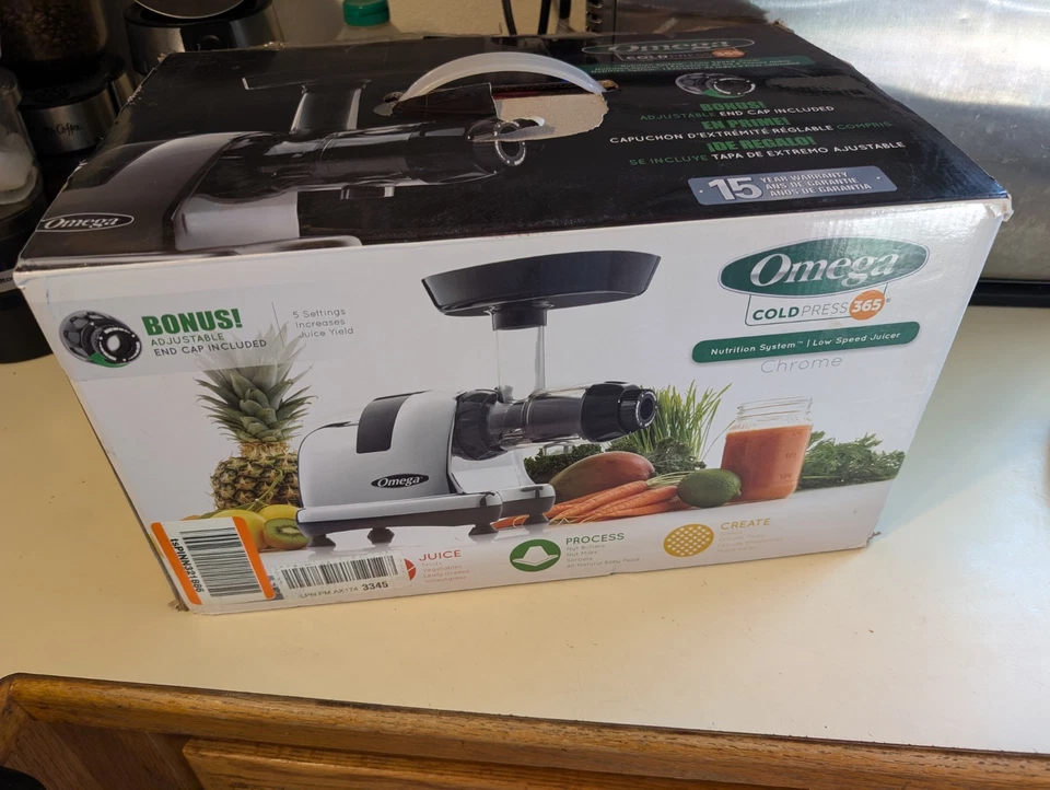 Exprimidor y sistema nutricional Omega J8008 extractor masticador de velocidad lenta Foto 2 de 4