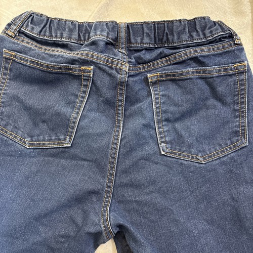 Old Navy Girls Skinny Jeans Size 18 Stretch Blue Denim Adjustable Waist K - Picture 2 of 5