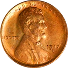 1917-S Lincoln Cent - Cleaned