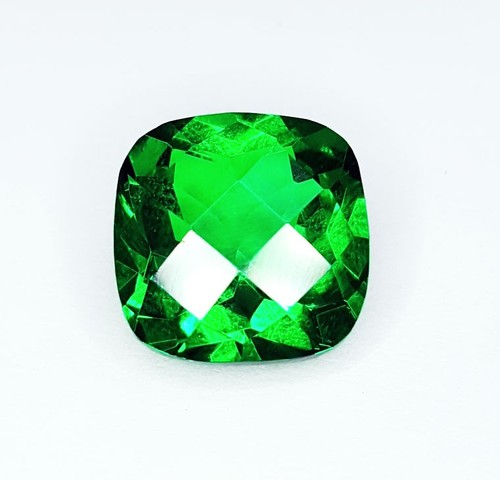 Natural Tsavorite Garnet  Loose Gemstone 10 Ct Certified Cushion Cut Gems A302 - Picture 1 of 14