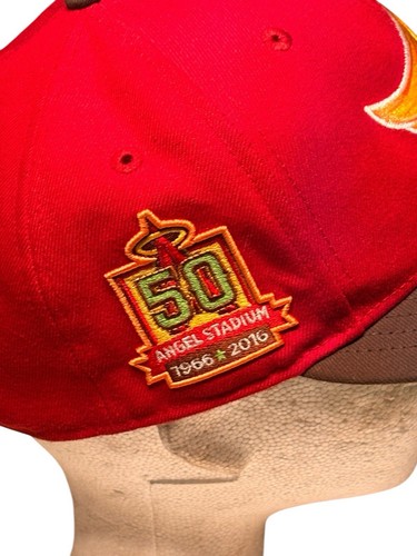 Anaheim Angels Stadium Hat Fitted 7 3/8 50th Anniversary 2016 New Era 59Fifty - Picture 4 of 14