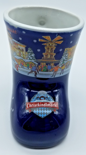 Taza Bota Alemana Christkindlmarkt Gulhwein Taza Azul 2024 Carmelo EN Mango Corazón - Imagen 3 de 6