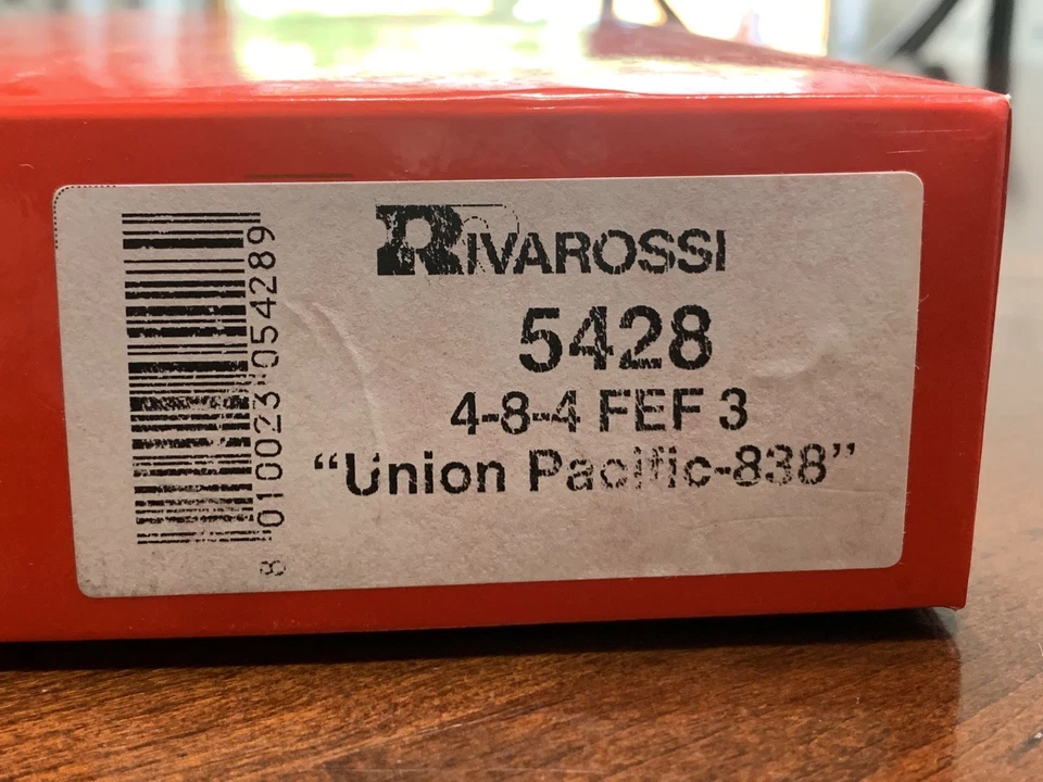 HO Rivarossi 4-8-4 FEF 3 Union Pacific #838 5428 ***NEVER RUN!*** - Image 3 of 4
