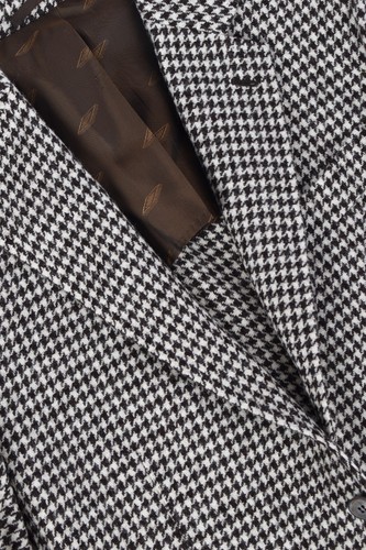 STILE LATINO handmade blazer US 38 EU 48 wool houndstooth fall winter - Picture 3 of 5