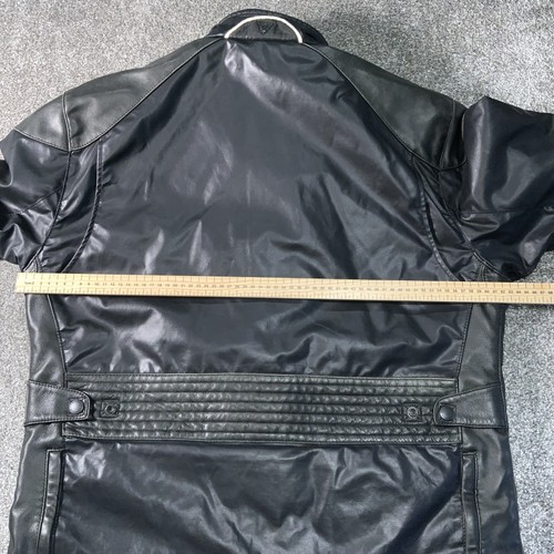 Barbour  Triumph Motorcycle Biker Leather Jacket Size XL - Picture 15 of 16