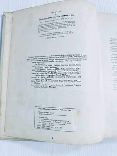 Modern Refrigeration and Air Conditioning by Turnquist-Althouse-Bracciano HC L2 - Picture 10 of 16