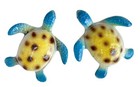 Floating Ceramic Turtle Figurine- Sea Turtle for Pond Decoration, Water Fount.