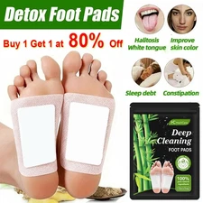 10Pcs Detox Foot Patches Pads Body Toxins Feet Slimming Deep Cleansing Herbal US