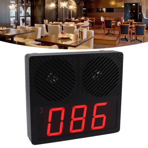 (US Plug 100‑240V )Queue Calling System 20W Loud Volume Wireless Restaurant - Zdjęcie 5 z 12