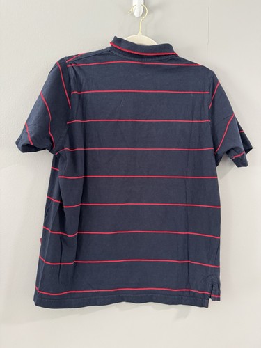 FCB soccer Football SS Shirt Polo Blue Barcelona Size Medium Mens - Picture 5 of 5