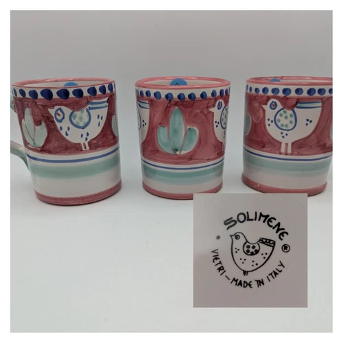 Mug Vietri Campagna Solimene Gallina Chicken Hand-Painted Italy