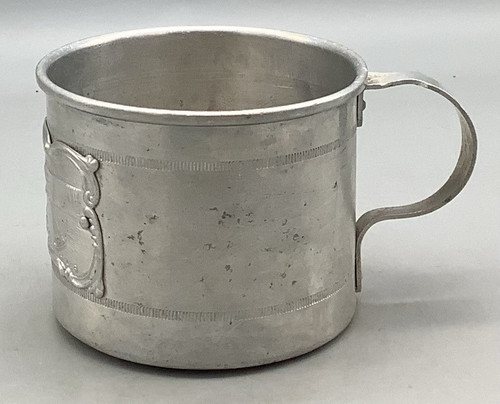 Vintage 1930’s Aluminum Niagara Falls Embossed Design Baby Cup 2 1/2” H - Picture 4 of 16