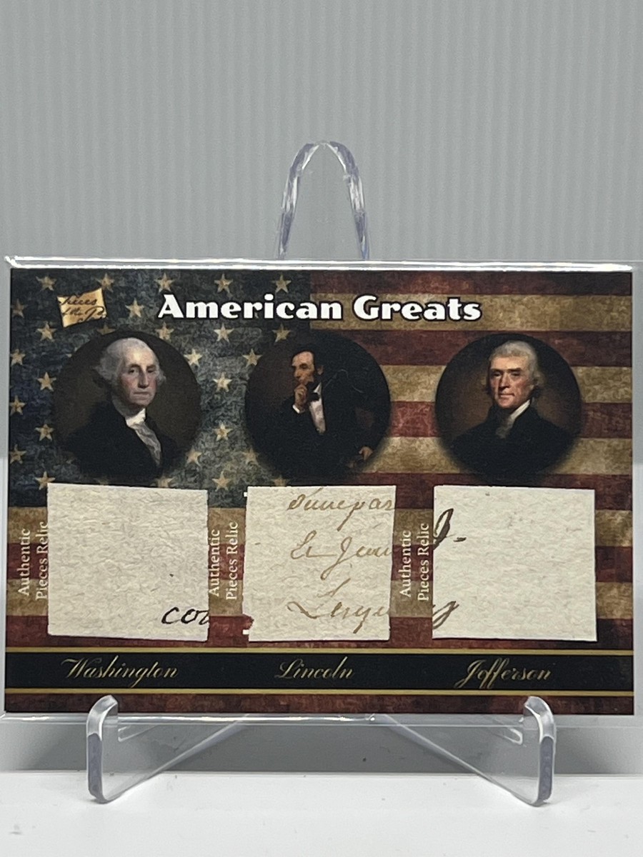 2020 Pieces of the Past Historical #71 Washington Jefferson