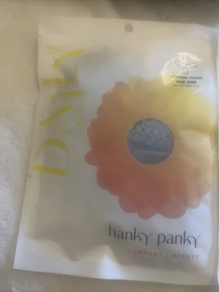 TANGA HANKY PANKY TALLA ÚNICA 771991P TIRO BAJO GRIS NIEBLA ENCAJE PAQUETE DE 3 NUEVO CON ETIQUETAS Foto 4 de 4