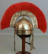 Roman Imperial Soldier Helmet 18GA Steel Gallic Centurion LARP Costume Display