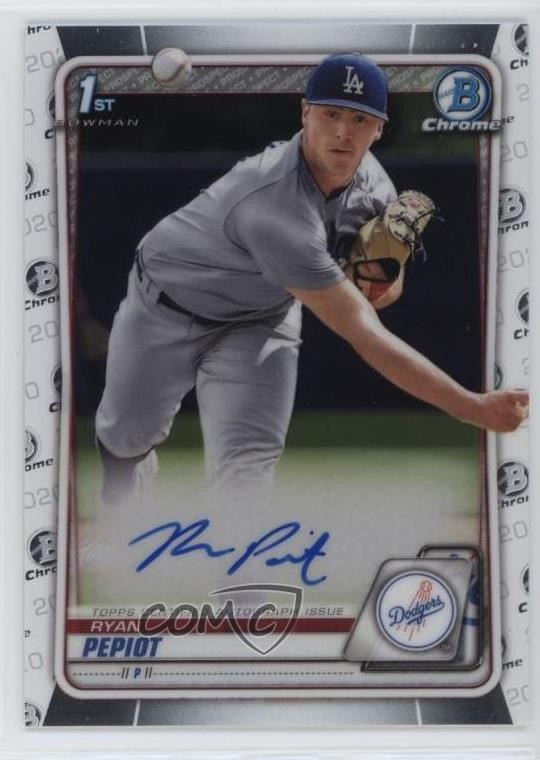 2020 Bowman Chrome Prospect Auto Ryan Pepiot #CPA-RPE