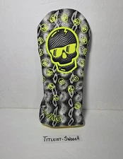 Swag Golf Faux Snakeskin Skull Driver Limited Edition Headcover