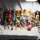 Vintage Mattel Barbie Fashion Doll Lot of 25 Mixed Outfits & Sizes