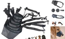 1SET Dog Muzzles Suit,Adjustable Dog Anti-Biting Barking Muzzles for 7PCS