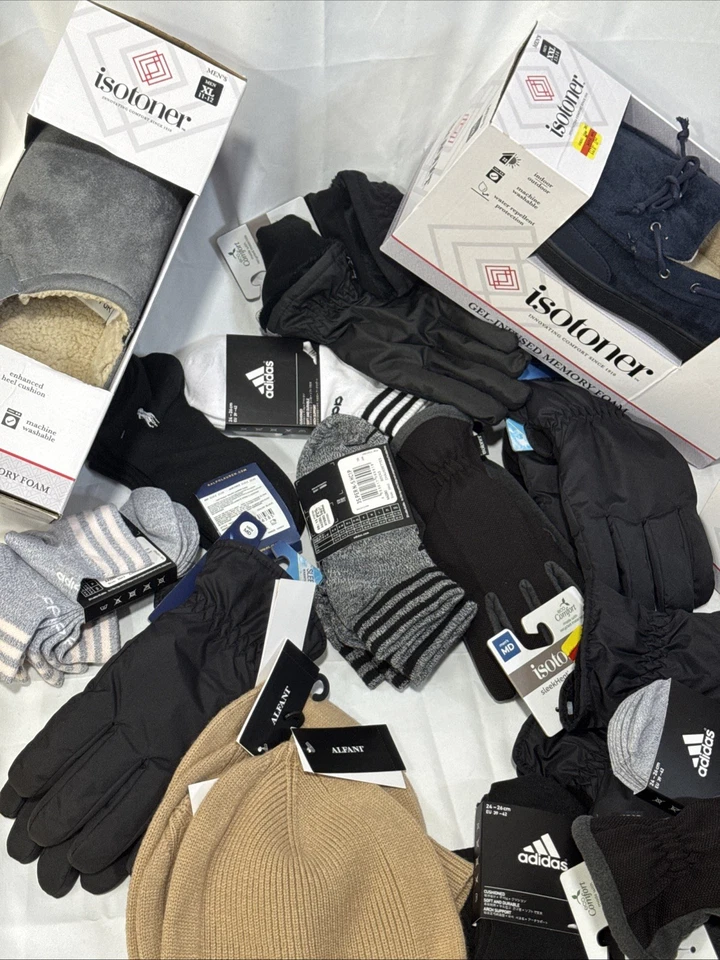 Chinelos de espuma com memória infundida em gel isotoner + meias + feijão + meias - Imagem 3 de 4