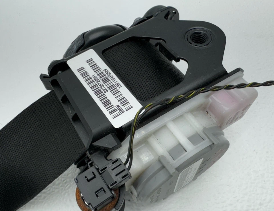 BLACK 2011-2017 BMW X3 X4 F25 F26 FRONT RIGHT PASSENGER SIDE SEAT BELT 7258436 - Image 3 of 4