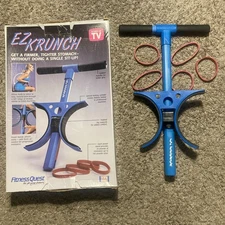 Vtg EZ Krunch Fantastic Abs As Seen On Tv With 5 Bands