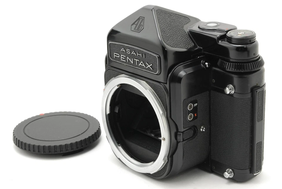 ¡Sello nuevo! [Casi COMO NUEVO con correa] Cuerpo de cámara fotográfica espejo Pentax 6x7 67 TTL JAPÓN Foto 4 de 4