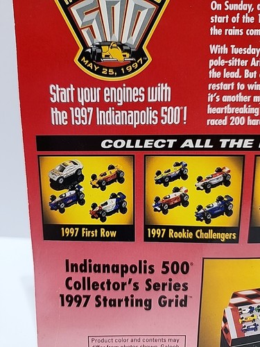 Micro Machines 1997 Indianapolis 500 First Row SEALED Set NIP Car Racing - Picture 10 of 18