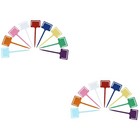 100 stücke verdicken pp pflanze tag lichtecht einfügen wasserdichte Garten-