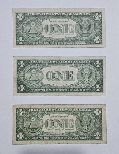 1957, 1935 1 $ DOLLAR SILBER ZERTIFIKAT STERNSCHEIN VG bis XF ZIRKULIERTE SCHEINE - Bild 2 von 2