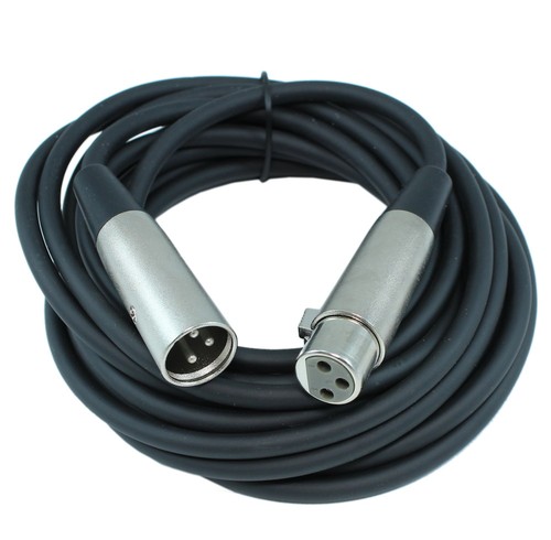 Micrófono/mezclador de audio macho/femenino 15 ft XLR 3P - Imagen 2 de 3