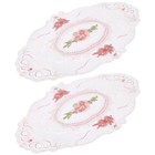 2 Pcs Tischsets Platzdeckchen Matten Platzieren Dekoratives Placemat