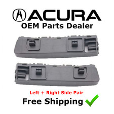 2009-2014 Acura TSX LH + RH PAIR Front Bumper Spacer Bracket NEW (OEM)