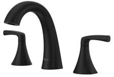 Pfister Rancho Matte Black Widespread Faucet with Drain Parts Only 