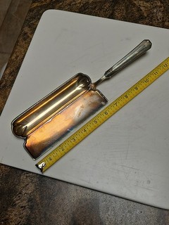 RARE 1940's Chicago Milwaukee St. Paul & Pacific RR Silverplate Crumb Butler