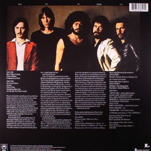 BOSTON Remastered 2017 180g Vinyl LP NEW SHIPS NOW! - Imagen 2 de 2