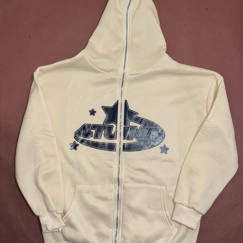 Y2K Women’s Zip Up Hoodie Grunge Aesthetic Casual Vintage Oversized Harajuki M - Picture 4 of 6