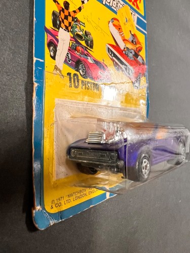 VTG MOC 1971 Matchbox Superfast 10 Mustang Piston Popper ROLAMATICS GTO cardback - Picture 7 of 24