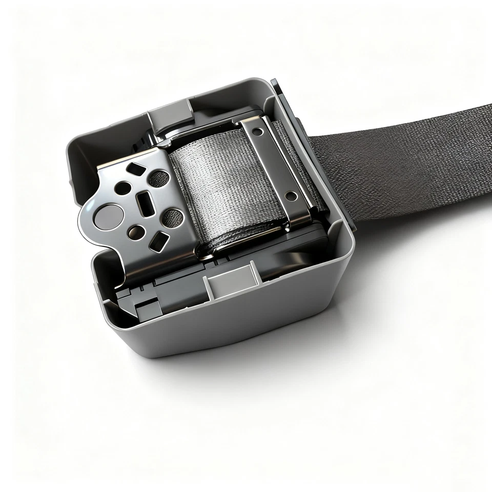 2X For Chevrolet Express 1500 2500 3500 3 Point Safety Adjustable Seat Belt Gray - Image 3 of 4