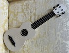 Woodi’s White Student Beginner Ukulele~ 4 String~ 21 Inches Made In USA