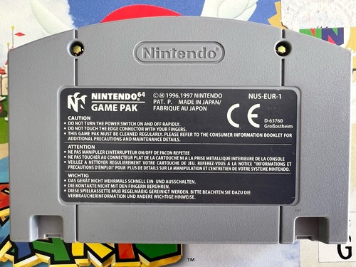 Super Mario 64 Cartridge With Manual , Rare Nintendo 64 - Picture 3 of 8