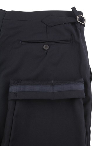 Suitsupply Mens Havana Peak Jetted Ferrara Soho Suit UK44R Blue Wool 3 Piece - Picture 11 of 23